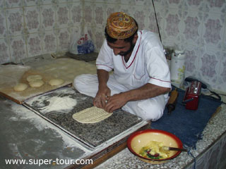 Photo: A traditional Arabic bakery