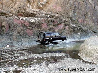 Photo: Driving through a wadi in Hatta